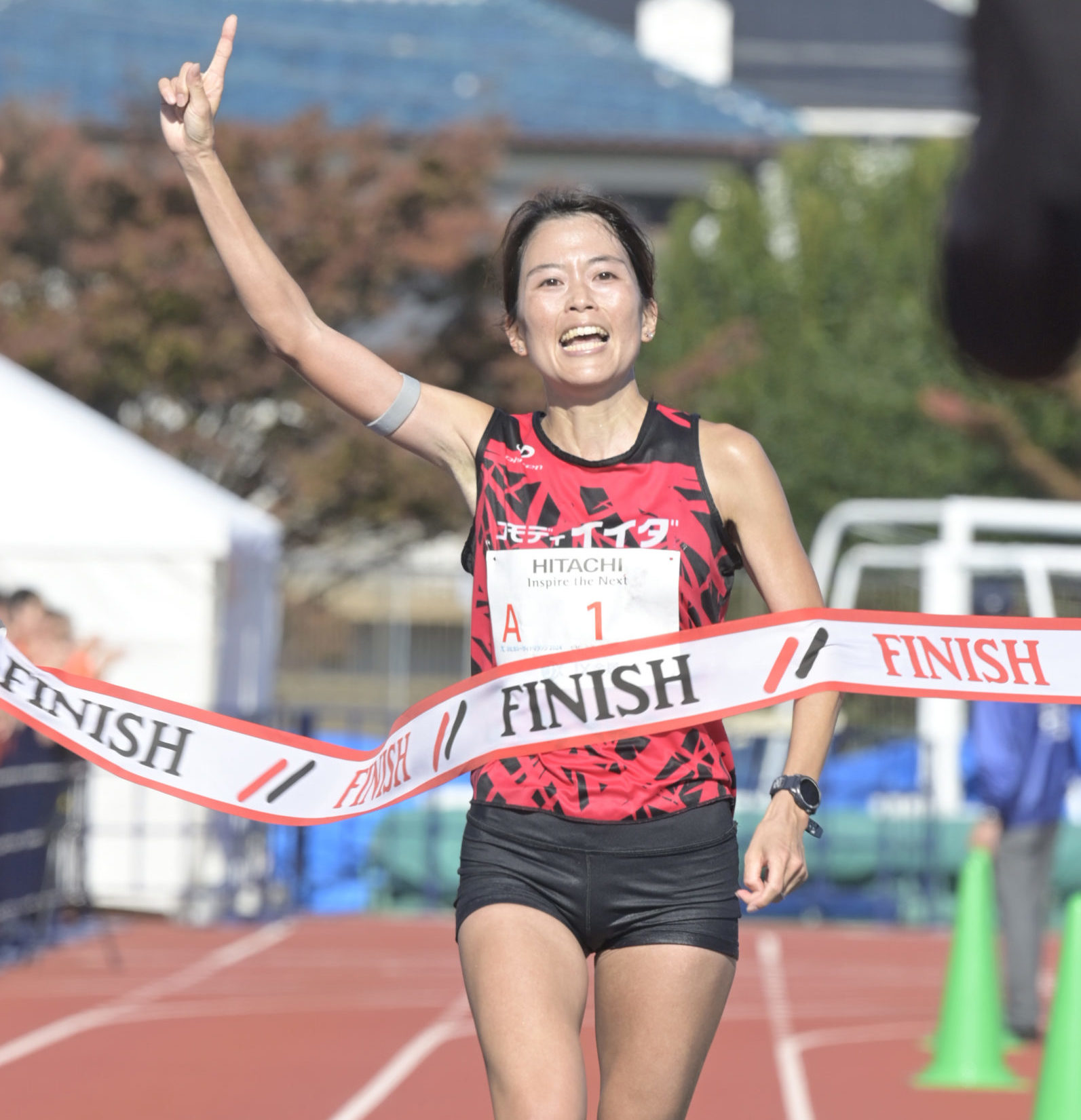 《ヒロイン》松村　笑顔Ｖ　女子総合　絶景と声援を力に快走